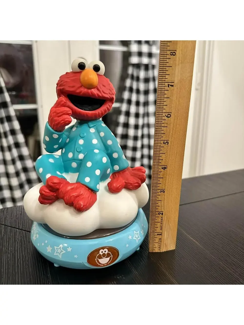 Sesame Workshop Elmo Light Up Night Light Figurine Pajamas Cloud 2019 EUC